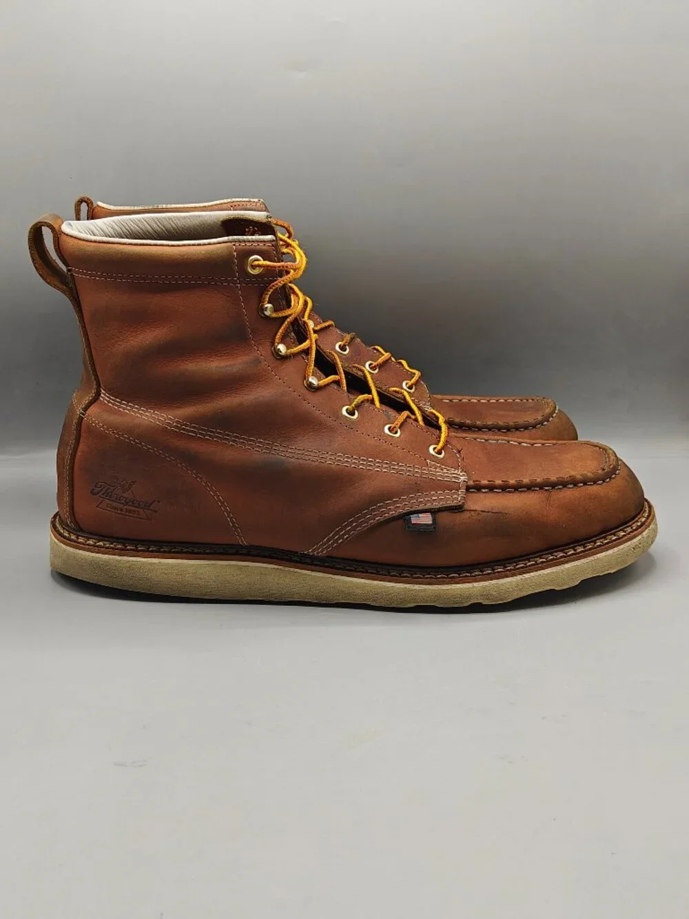 Thorogood American Heritage 6” Moc Toe Men's Work Boots 814-4200 Defect 15 EE
